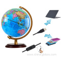 Illuminated Spinning World Globe for Kids Geography Learning